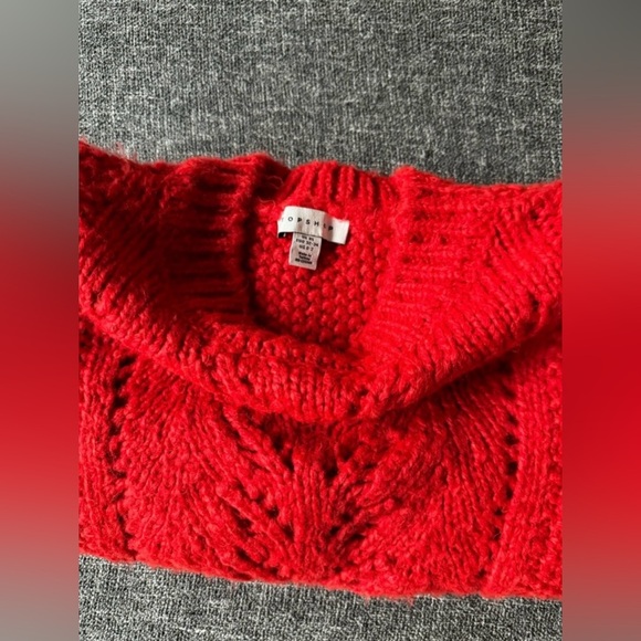 TopShop Chunky Crop Knit Sweater - Picture 3 of 4